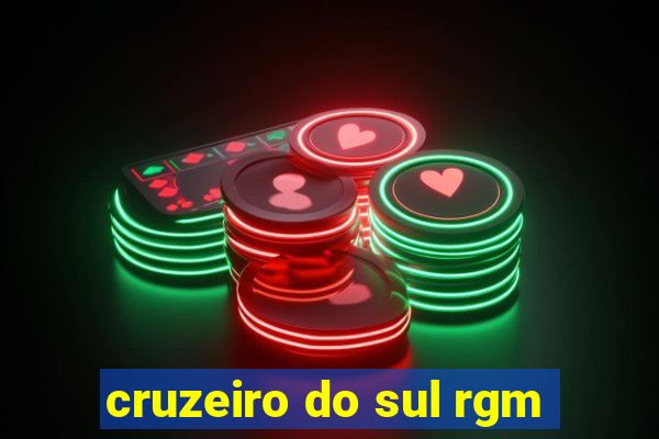 cruzeiro do sul rgm